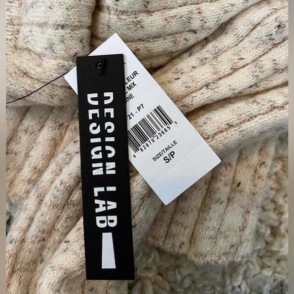 Design Lab Oatmeal Knit Pants - Picture 3 of 3